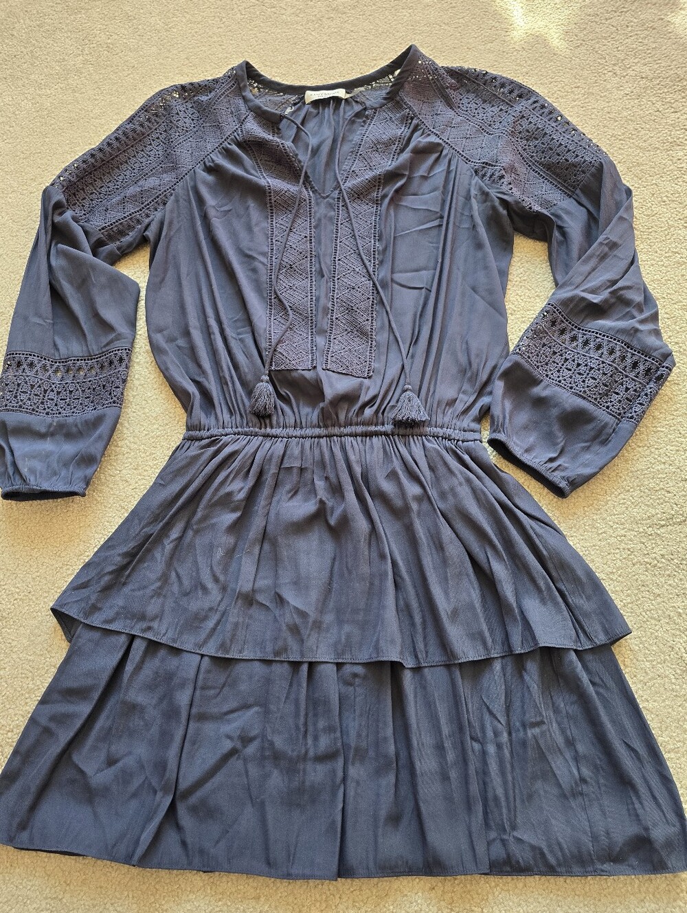 Ramy Brook - Whitney Dress Navy Womens Size Medium